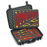 Tecra Tool 1000 V 20 in x 16 in x 5 in 40 Pieces Insulated Tool Kit.